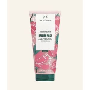 The Body Shop Shower Scrub ~ British Rose ~ 6.75 Fl Oz / 200ml Exfoliation